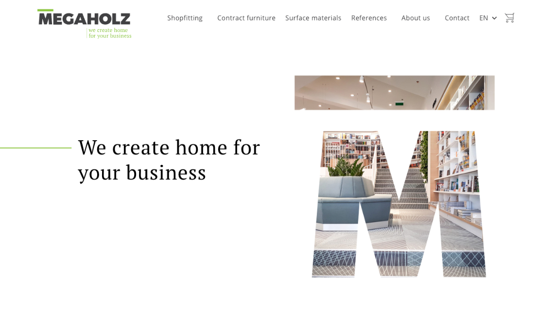 Megaholz homepage